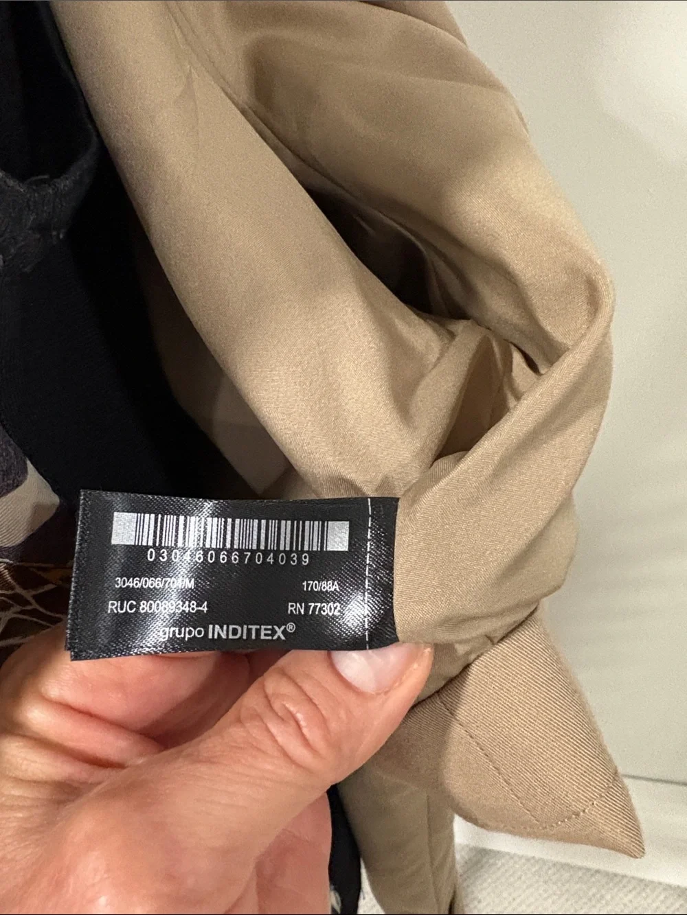 ZARA Double Breasted Crop Trench Women’s M - Picture 7 of 8